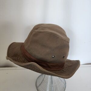 Old County Road Large Cotton Hat Brown One Size
